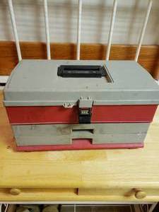 lot 2289 image: Tool Box w. Ratchets, Sockets, & More -See Photos