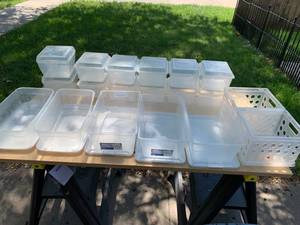 lot 2397 image: Lot of Plastic Bins & Totes