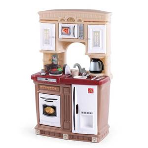 lot 2004 image: Step2 Lifestyle Fresh Accents Play Kitchen with 30 Piece Accessory Set