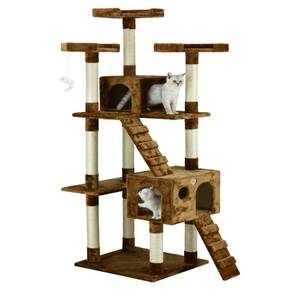 lot 2022 image: Go Pet Club Brown 72 Cat Tree F2081