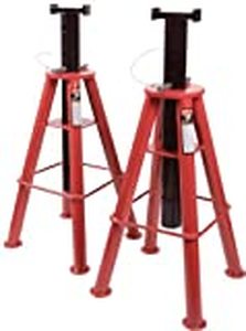 lot 2027 image: 10 Ton High Height Pin Type Jake Stands (Pair) -2Pack