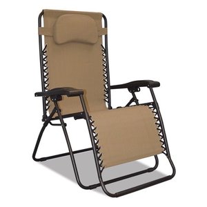 lot 2039 image: Infinity Zero Gravity Chair - Beige