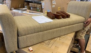 lot 2087 image: Coaster Furniture - Beige Storage Bench