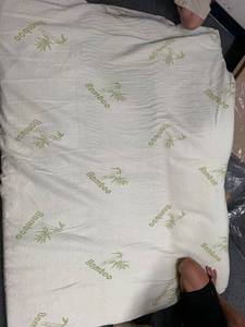 lot 2146 image: 53 x 68 Bamboo Mattress topper