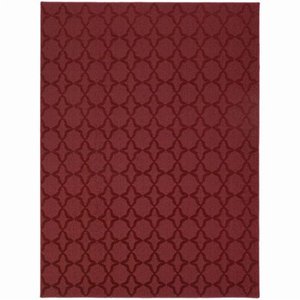 lot 2185 image: Garland Rug CL-10-RA-0057-14 Sparta Chili Red 5 Ft. x 7 Ft. Area Rug