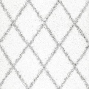 lot 2187 image: Nuloom Polypropylene 8 Square Area Rugs In White Finish 200OZEZ04A-S808