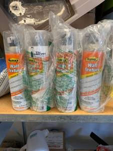lot 2197 image: 4 20 oz. cans of Homax Wall texture