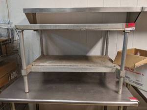 lot 7334 image: Stainless Steel Prep Table