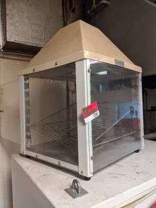 lot 7341 image: Electric Single Door Counter Display Top Two Shelf Warmer