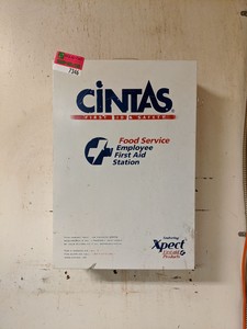 lot 7346 image: Cintas First Aid Box With Contents