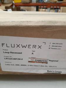 lot 3661 image: Fluxwerx Loop Recessed product LR122C40F2M-0