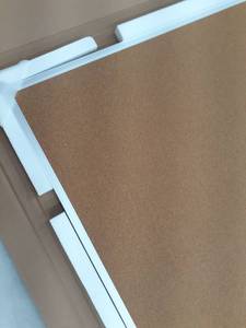 lot 3668 image: Sparco Cork Board, 12 Inches Thick, 4 x 3 Feet, Aluminum Frame (SPR19765)