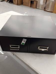 lot 3709 image: small black file drawer