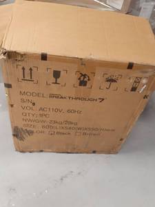 lot 3809 image: lower portion to medical breakthrough 7 massage chair