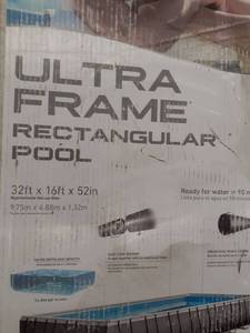 lot 3815 image: intex ultra frame rectangular above ground