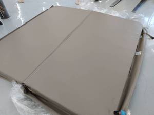 lot 3831 image: Hot Tub Cover 84x84, Color Grey