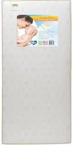 lot 72752 image: Delta Children Twinkle Stars Limited Fiber Core Crib and Toddler Mattress Waterproof Lightweight GREENGUARD Gold Certified (NaturalNon-Toxic)