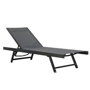 lot 72765 image: Urban Sun Lounger, Aluminum, Black Chrome