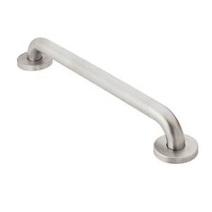 lot 72789 image: Moen R8736P Home Care Bathroom Safety 36-Inch Grab Bar with Concealed Screws, Peened