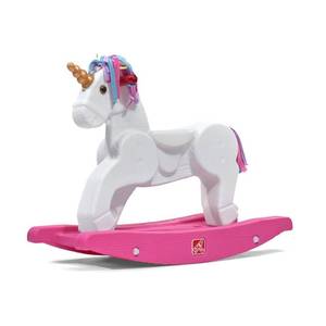 lot 72799 image: Step2 Unicorn Rocking Horse  Toddler Ride On Toy