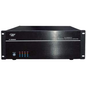 lot 72805 image: PYLE HOME PT8000CH 8-Channel, 8,000-Watt StereoMono Amp