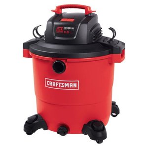 lot 72821 image: CRAFTSMAN CMXEVBE17596 20 Gallon 6.5 Peak HP WetDry Vac, Heavy-Duty Shop Vacuum with Attachments