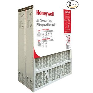 lot 72836 image: Honeywell Home MicroDefense AC Furnace Air Filter 16 x 25 x 4 MERV 8 (2 pk) - CF408H1625