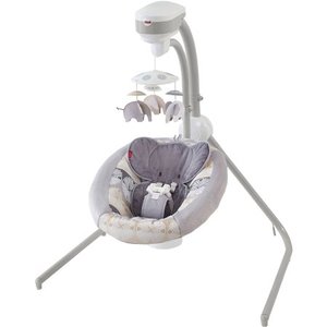 lot 73736 image: Fisher-Price Elephant Safari Cradle n Swing