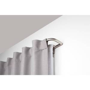 lot 73741 image: Umbra Twilight Double Curtain Rod Set �� Wrap Around Design is Ideal for Blackout or Room Darkening Panels, 28 to 48-Inch, Matte Nickel