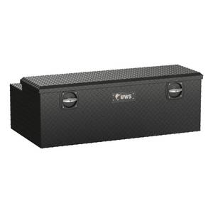 lot 73744 image: UWS EC20503 Secure Lock 48-Inch Matte Black Heavy-Wall Aluminum Under Tonneau Cover Tool Box, RigidCore Lid