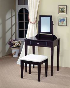 lot 73746 image: Coaster 2-piece Vanity Set, Espresso
