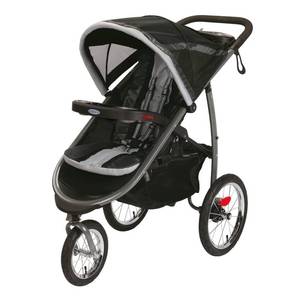 lot 73755 image: Graco FastAction Fold Jogging Stroller, Gotham