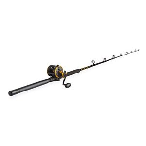 lot 73766 image: Penn Squall 30 Level Wind Fishing Rod and Trolling Reel Combo, 6.5 Feet