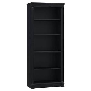 lot 73768 image: Bush Furniture Birmingham 5 Shelf Bookcase in Antique Black