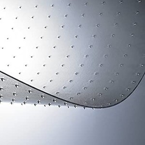 lot 73769 image: Office Chair Mat for Carpeted Floors  Desk Chair Mat for Carpet  Clear PVC Mat in Different Thicknesses and Sizes for Every Pile Type  Low-Pile 48x52 with Lip