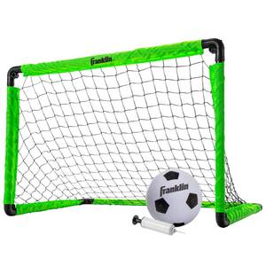 lot 73776 image: Franklin Sports 3 Insta Soccer Goal Set, Neon Green, 36 x 24 x 24