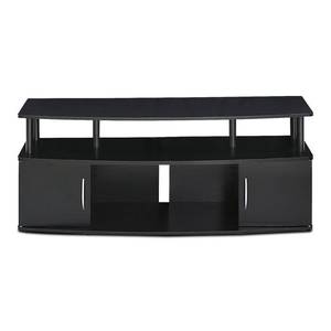 lot 73799 image: FURINNO JAYA Large Entertainment Stand for TV Up to 50 Inch, Blackwood