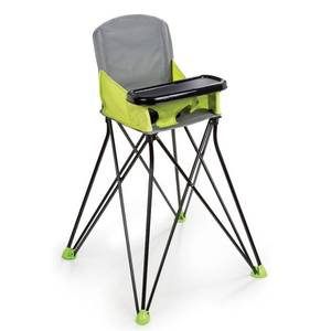 lot 74537 image: Summer Infant Pop N Sit Portable High Chair, Gray Green