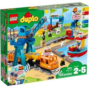 lot 74570 image: Duplo Cargo Train Set LEGO 10875