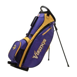 lot 74573 image: Wilson NFL Carry Golf Bag, Minnesota Vikings