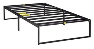 lot 74580 image: Zinus Lorelei 12 Inch Platforma Metal Bed Frame, Platform Bed Frame, Twin