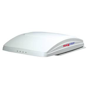 lot 78379 image: Maxxair 00-05100K MaxxFan Ventillation Fan with White Lid and Manual Opening Keypad Control
