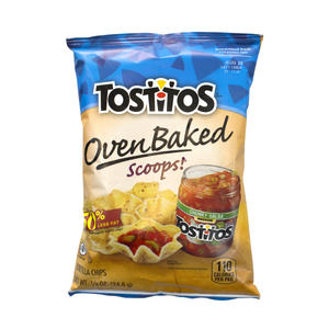 lot 78394 image: Tostitos Oven-Baked Scoops Chips, 0.89 Oz, Pack Of 72 Bags