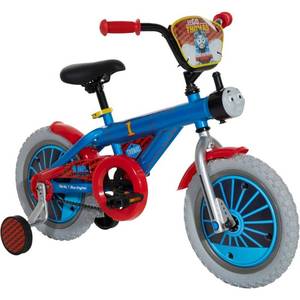 lot 78417 image: Thomas The Train 8514-96TJ Boys Bike, 14-Inch, BlueRedBlack