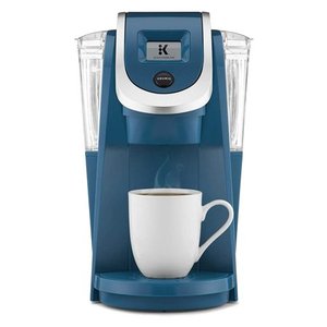 lot 78421 image: Keurig K250 Single Serve, K-Cup Pod Coffee Maker with Strength Control, Peacock Blue- New Open Box