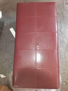 lot 78469 image: First Hill Damara Lift-top Storage Ottoman Bench With Faux-leather Upholstery,