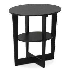 lot 78476 image: Furinno 15019WN Oval End Table, Walnut