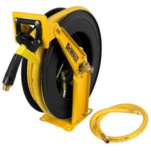 lot 78479 image: DEWALT DXCM024-0344 Hose Reel, 12 Hose Dia., 50 ft. Length