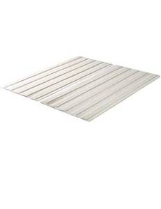 lot 78628 image: Zinus Bslf-k Solid Wood Bed Support Slatsfabric-coveredbunkie Board King