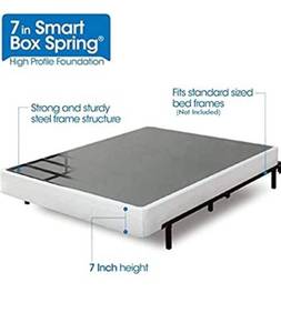 lot 78647 image: Zinus Armita 7 Inch Smart Box Spring  Mattress Foundation  Strong Steel Struct